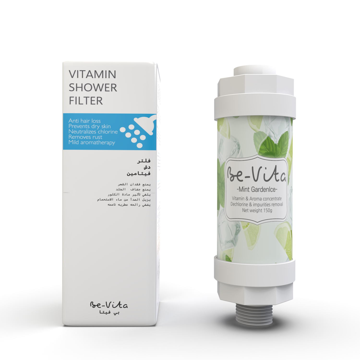 Be-Vita Korean Vitamin Shower Filter (Mint Garden)