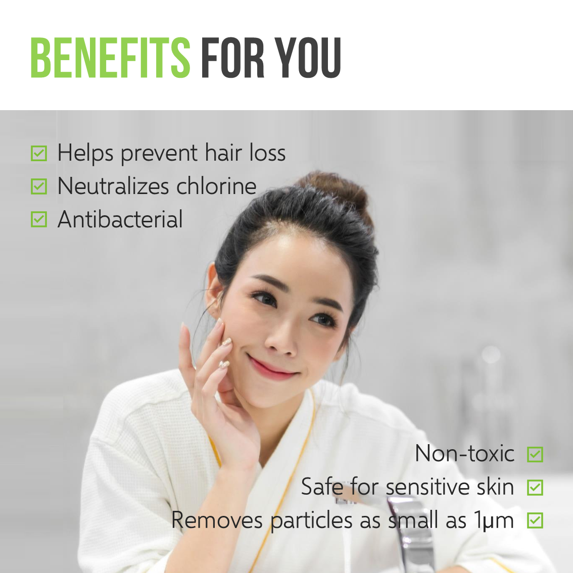 Be-Vita Pure Shower Filter (Antibacterial)