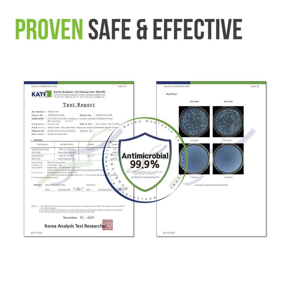 Be-Vita Pure Shower Filter (Antibacterial)