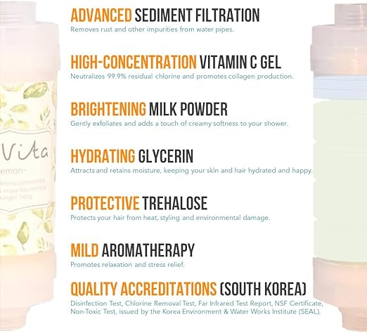 Be-Vita Korean Vitamin Shower Filter (Grapefruit)